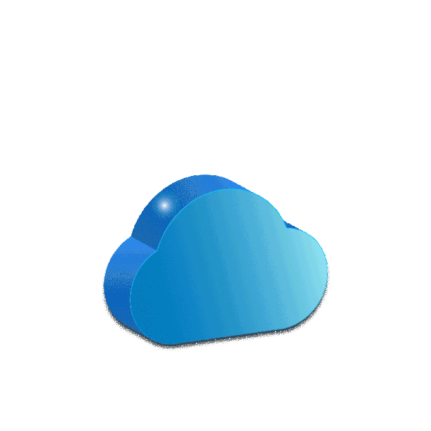 蓝色科技大数据云数据云储存gif图素材