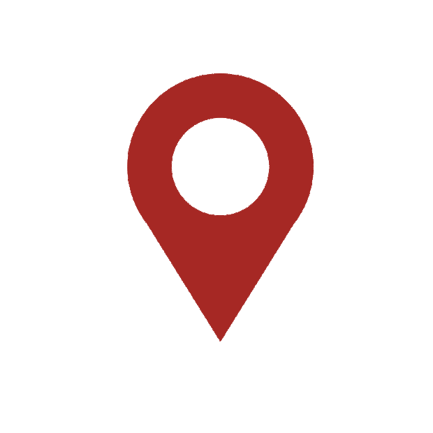 红色地标gif图片素材_红色旋转地标位置定位简约