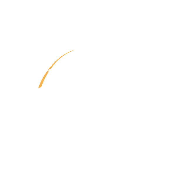 橙色画圈标注划重点符号手写gif图素材