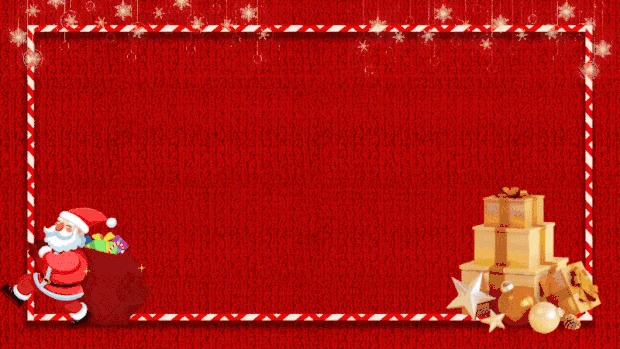 圣诞节圣诞红色视频背景gif图素材