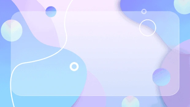 蓝紫渐变边框抽象视频背景gif图素材