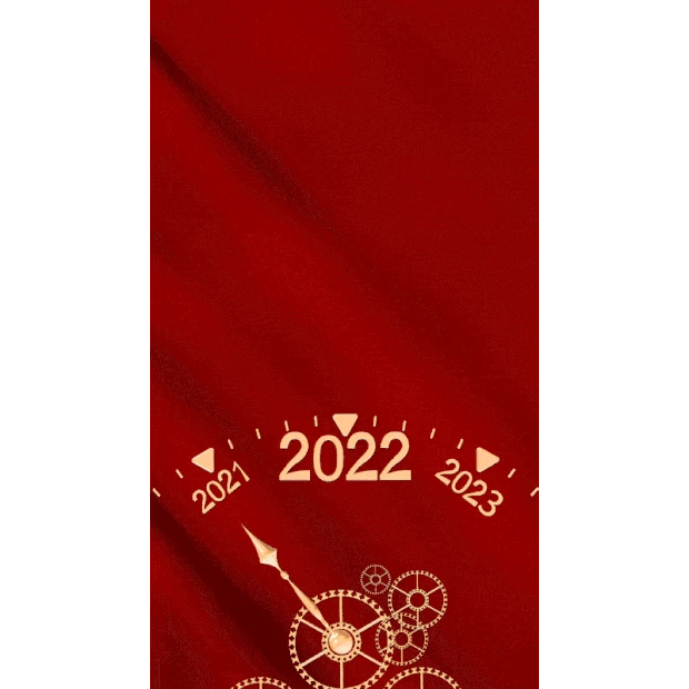 2022喜庆红色竖版视频背景海报gif图素材