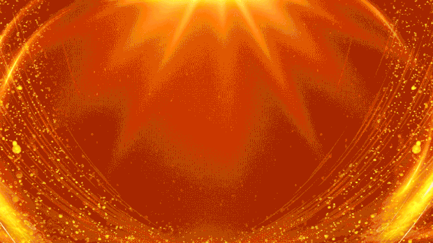 金色粒子线条发光效果红色大气背景视频背景gif图素材