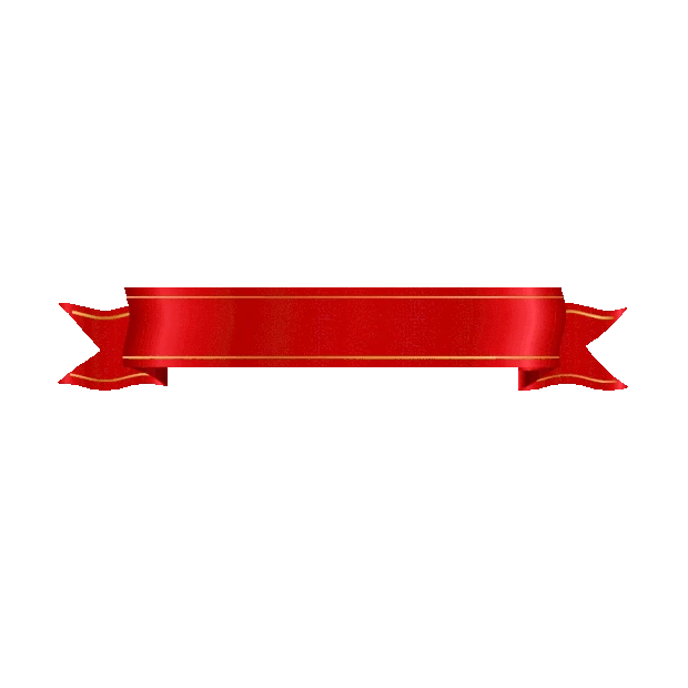 红色绸缎横幅标题框标题栏gif图素材