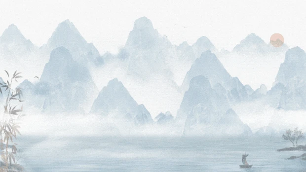 古风山水中国风视频背景gif图素材