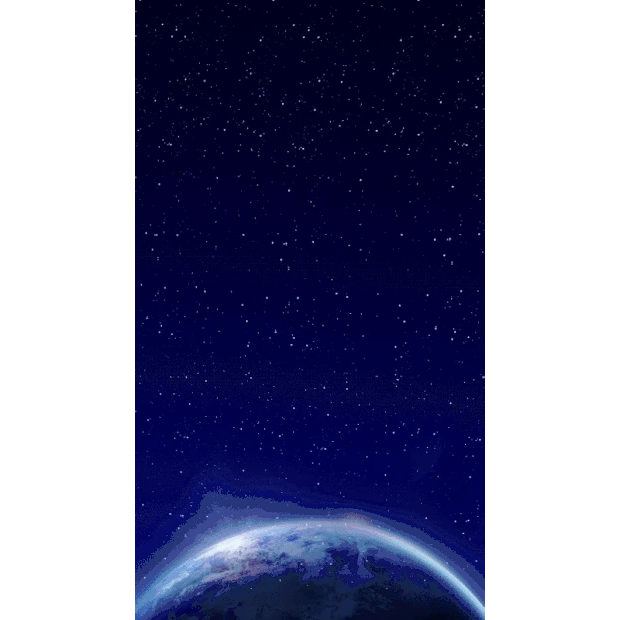 地球星空科技蓝色简约竖版视频背景海报gif图素材