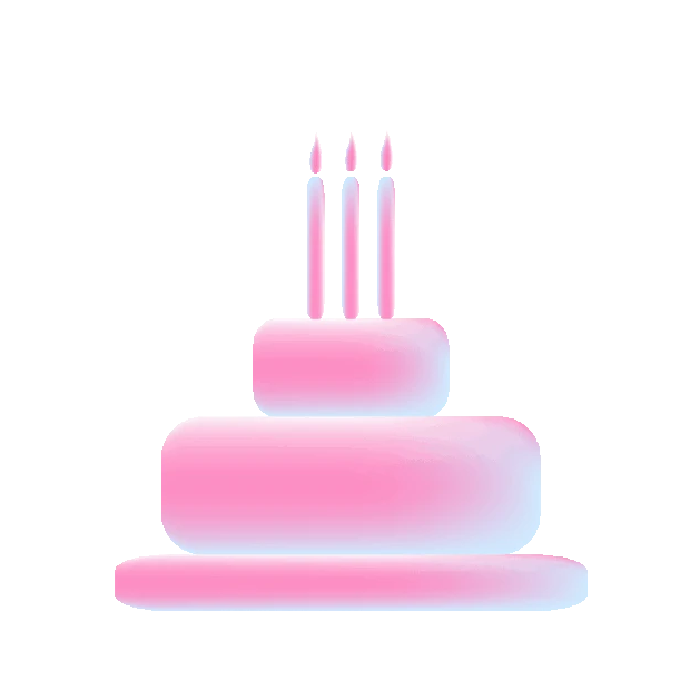 情人节蛋糕蜡烛爱心爱情浪漫粉色gif图素材520