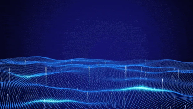 科技粒子蓝色商务视频背景gif图素材