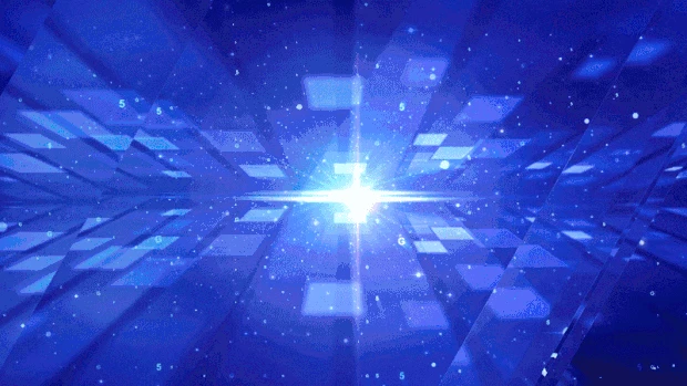 蓝色科技星光线条视频背景gif图素材