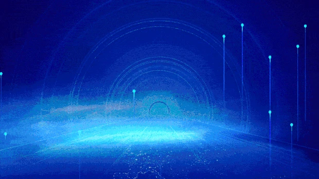 商务科技发光光束科技感蓝色视频背景gif图素材
