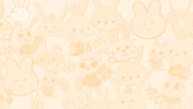 可爱兔子头像底纹兔年动物视频背景gif图素材