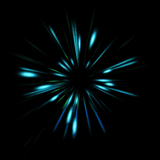 放射光线科技风蓝绿色gif图素材