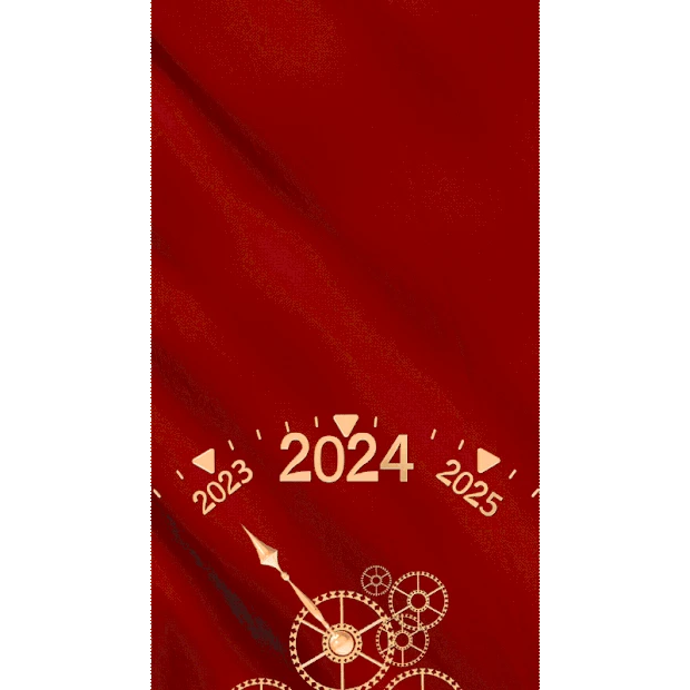 元旦新年跨年红色喜庆视频背景竖版视频背景2024gif图素材
