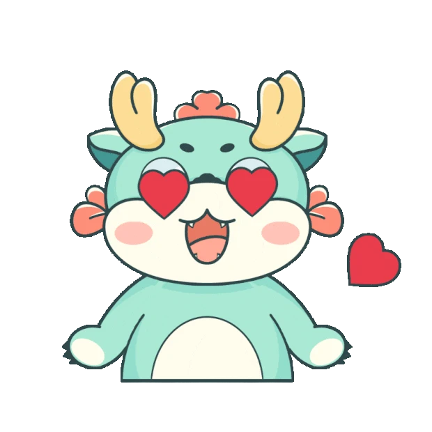 龙年期待喜欢青龙卡通表情包卡通gif图素材