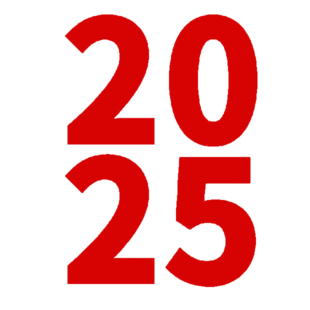 2025新年元旦跨年过年红色数字烟花粒子装饰gif图片